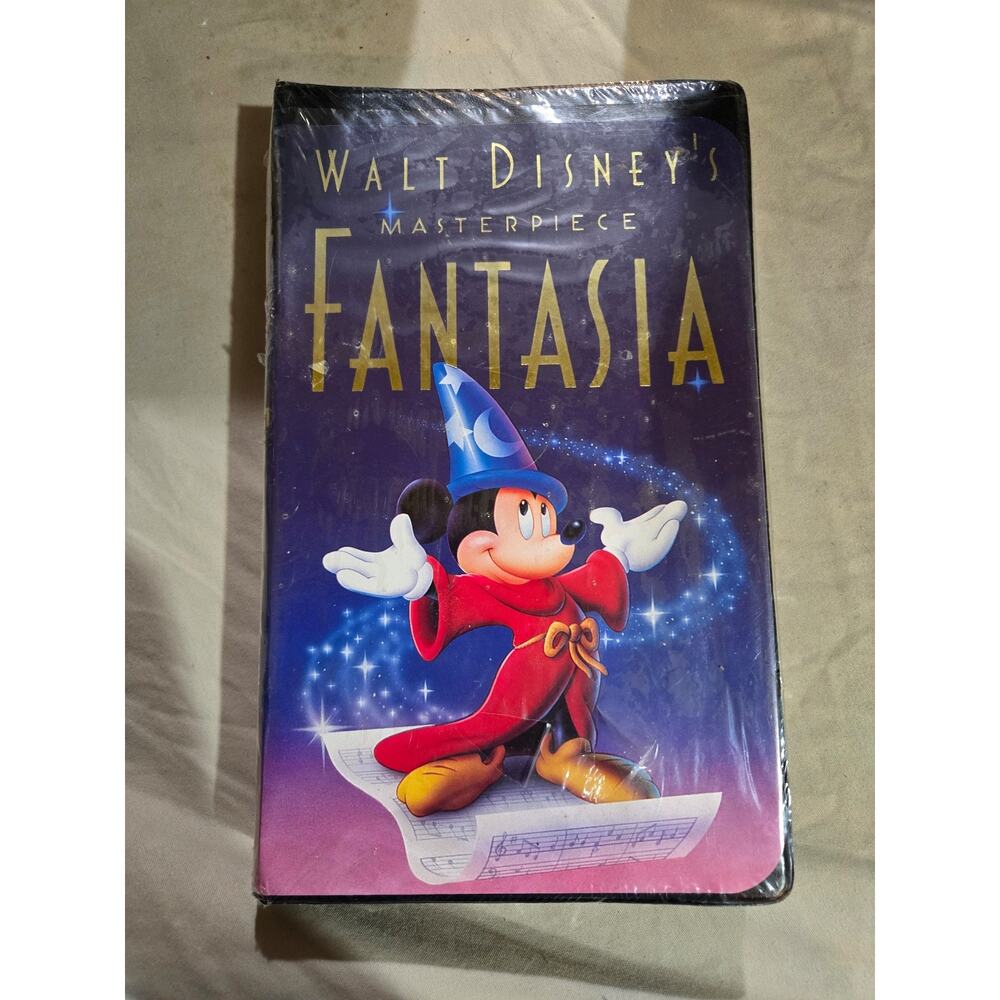 Sealed Disney Fantasia movie VHS